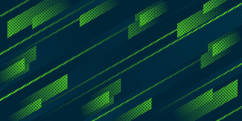 green sport abstract background web banner template design © mesym