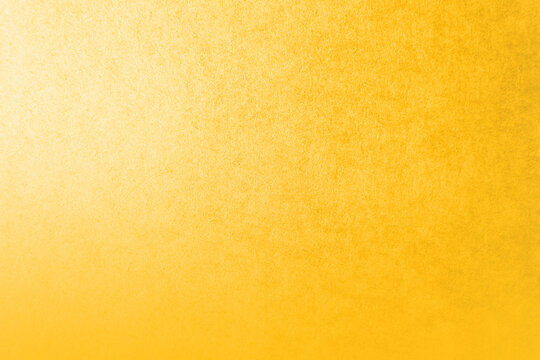 Blank Solid Lemon Yellow Orange Tone Color Paint On Environmental Friendly Cardboard Box Kraft Paper Texture Background With Space Minimal Style