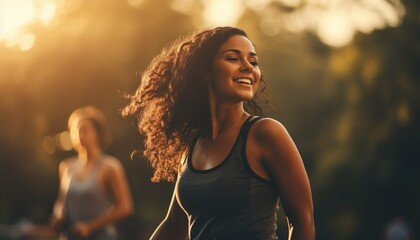 Fototapeta premium the modern exercise routine