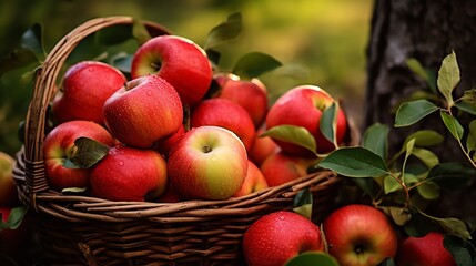 apples in a basket