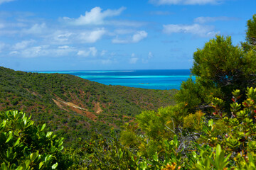 View from Mount pic Nga to Tropical Ocean