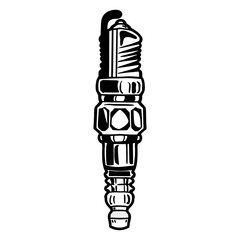 Spark plug vector illustration