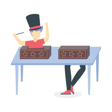 child with a board illustration useable for both ios android and web
