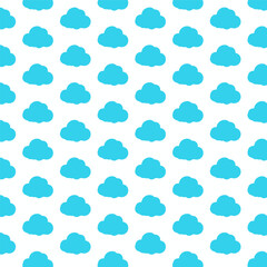 Cloud pattern for background, wrapping paper, backdrop, fabric, etc.