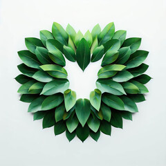Leafy Delight, A Heart of Leaves, Generative AI
