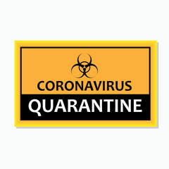 Quarantine Icon. Isolation, Isolated Symbol. Handling of Infected Patients.  