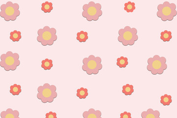 seamless pattern with flowers