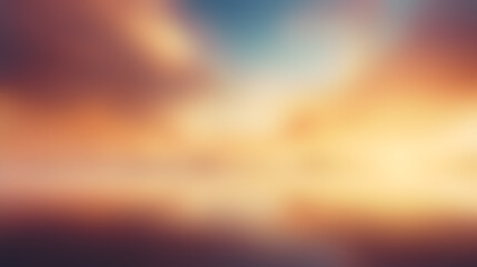 Obraz premium Blurred sunrise background with colorful morning sky.