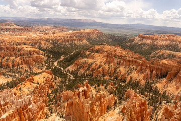 View of the Bryce Canyon National Park in southern Utah, USA, June 3, 2023. Bryce Canyon National...