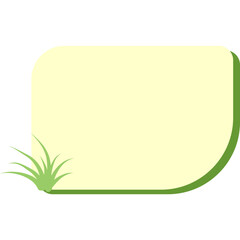Obraz premium Textbox With Grass