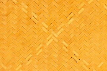 texture background of bamboo basketry . Thai bamboo weave pattern. woven pattern of bamboo.