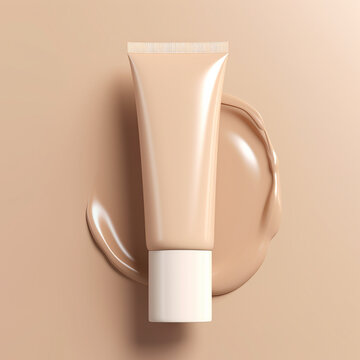 Foundation Tube: Essential Beauty Product in Simple Packaging