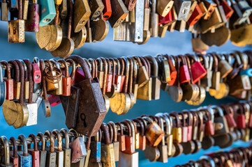 Art, historic buildings and colors of the Slovenian capital. Ljubljana.