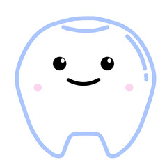 かわいい歯のデフォルメイラスト