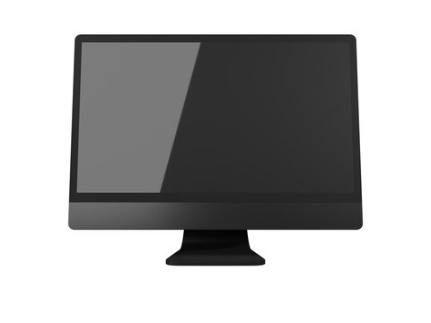 Monitor Black Reflection Screen Display