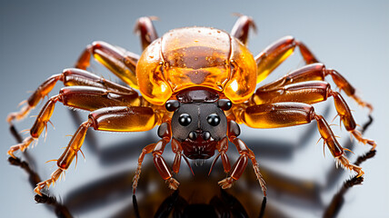 Fototapeta premium macro photo of red beetle