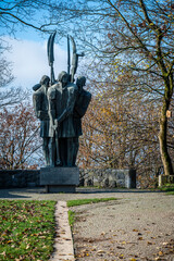 Art, historic buildings and colors of the Slovenian capital. Ljubljana.