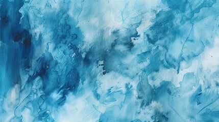 Fototapeta na wymiar Watercolor Textured Blue Background Artistic and Creative Design