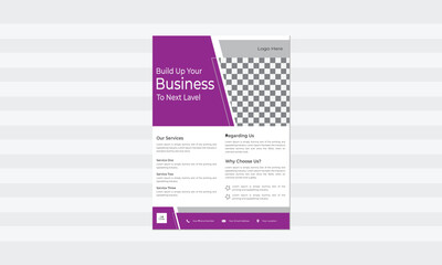 Business flyer design.
