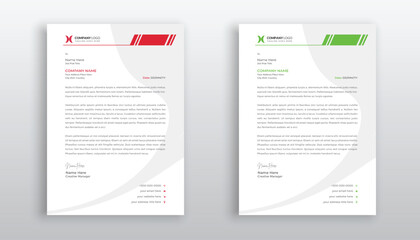 creative and modern business letterhead template