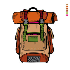 Tourist Backpack Design