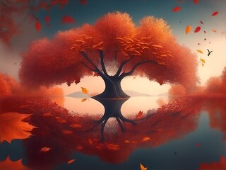 Mystical Autumn Tree