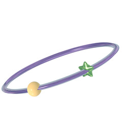 stethoscope on white background