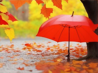 Autumn Umbrella