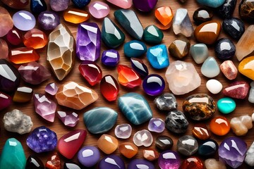 Fototapeta na wymiar glass stones
