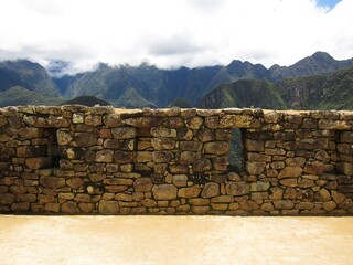 stone wall in the mountain