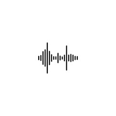 Sound Wave line icon vector design