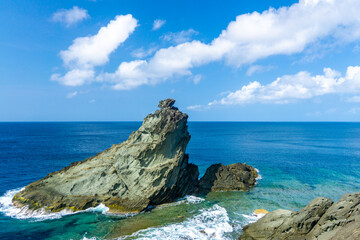 石垣島最西端「御神崎」　奇岩