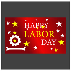 Labour Day concept on isolated background. 1st May celebrate on Labour Day is an annual holiday.