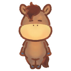 立ちポーズ_ウマ_01