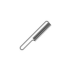 Comb line icon vector design