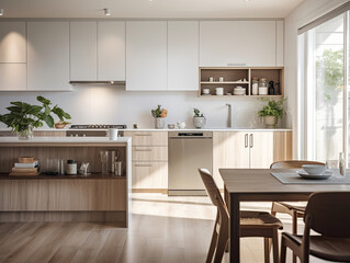 Fototapeta premium modern kitchen interior