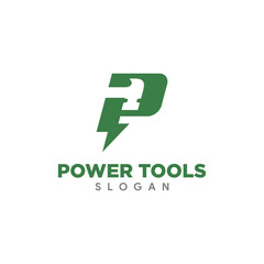 company logo company Power Tools green