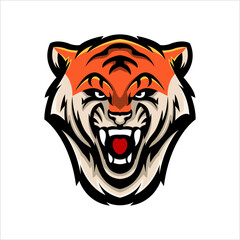 tiger head mascot