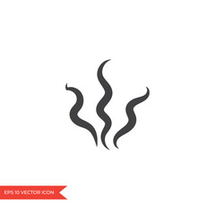 Smell icon. Hot aroma, stink, cooking steam, smelling, vapor, smoking, odor