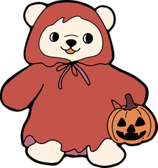Whimsical Halloween Cartoon Drawings