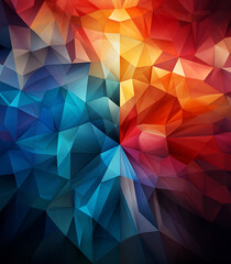 pattern Colorful abstract background wallpapers Abstract Geometric triangle Square Shape Technology Multicolored Seamless Pattern