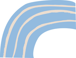 Fototapeta premium Abstract hand drawn organic shape