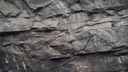 Weathered stone texture mountain grey stones with cracks background