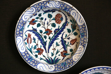 Turkish Iznik pottery ceramic