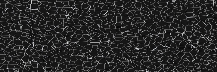 White and black cracked pattern, background for websites, banners, and advertisements. 3D illustration rendering.