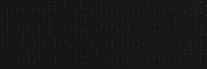 blurred, binary code blur on a black background, 3D illustration rendering, for website, banner.