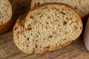 soft fresh bread with the addition of various grains and cereals