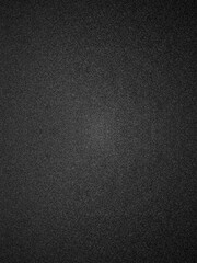 Black sand texture background flat lay, blank space for use as background.