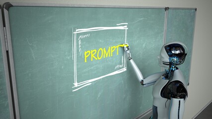Humanoid Robot Teacher Prompt © Alexander Limbach