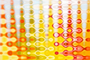 Abstract sweet candy glass surface background with circles and lights. 